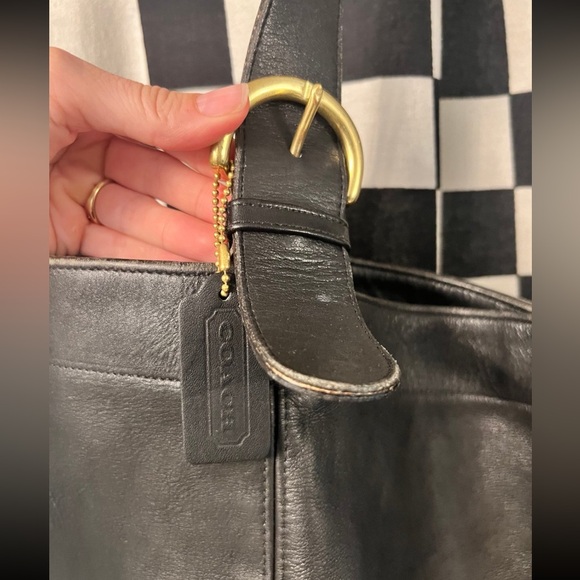 Vintage Coach Leather Tote - Picture 3 of 11